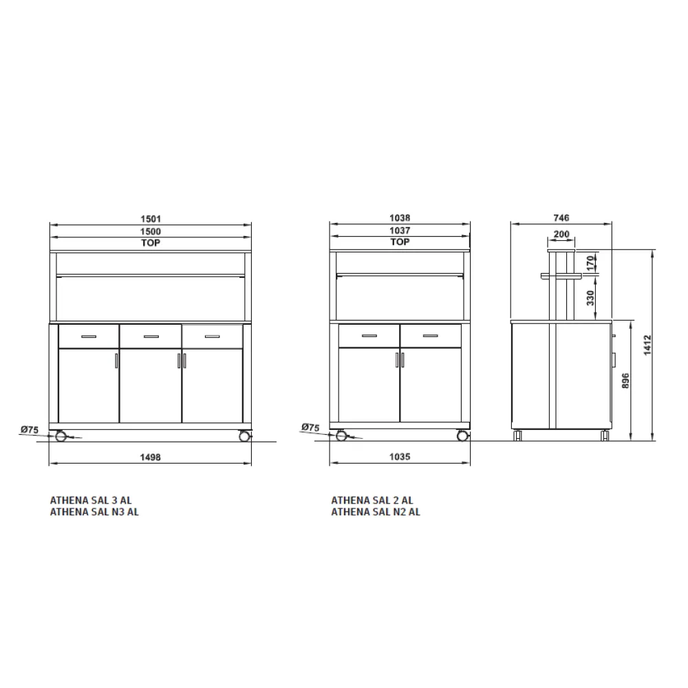Vitrine libre-service ROCAM 010MOATHN3AL