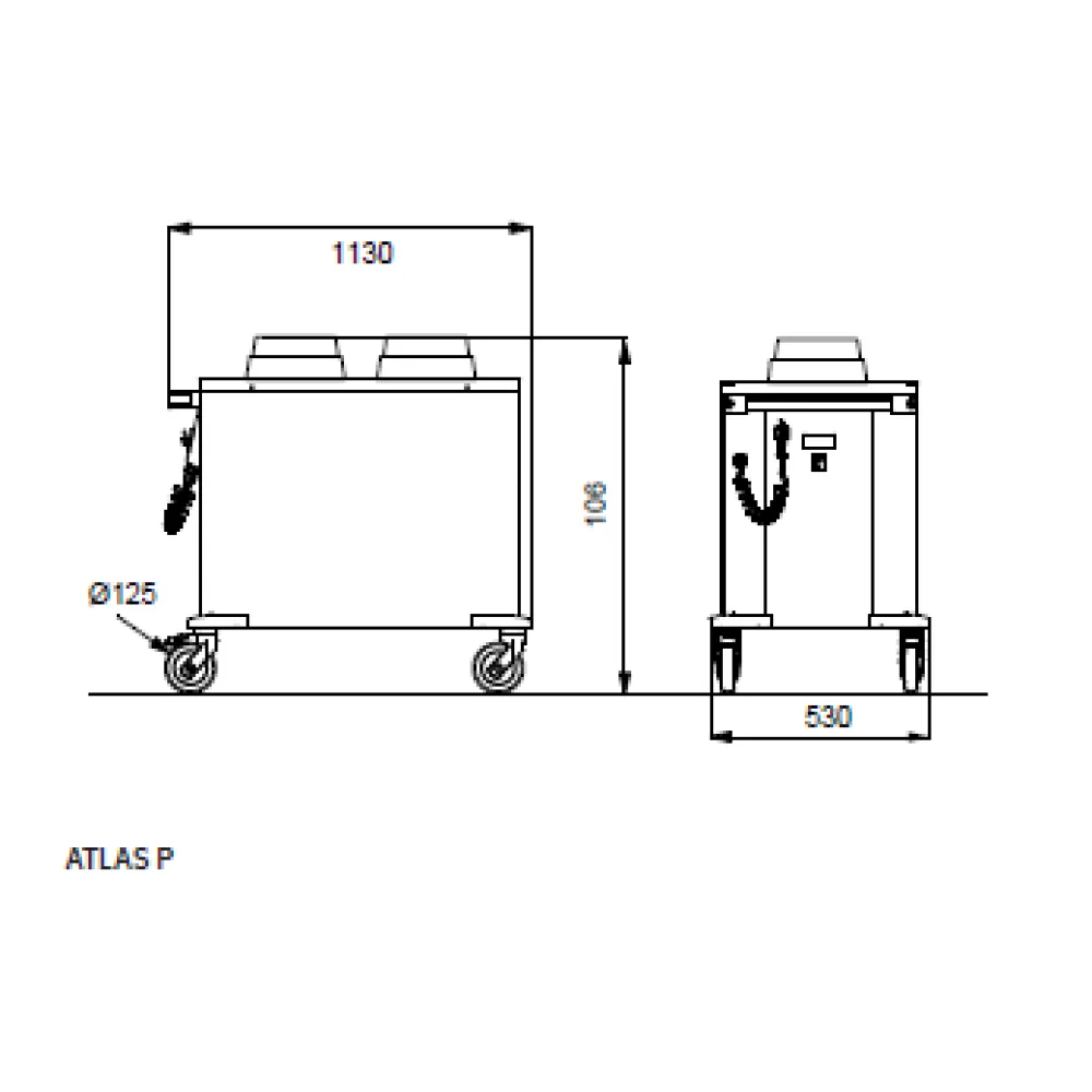 Armoire chauffante pour assiettes ROCAM 03800SOLL/PP