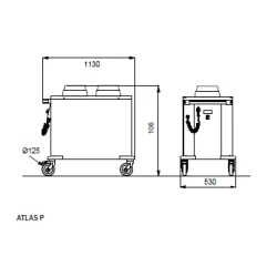 Armoire chauffante pour assiettes ROCAM 03800SOLL/PP
