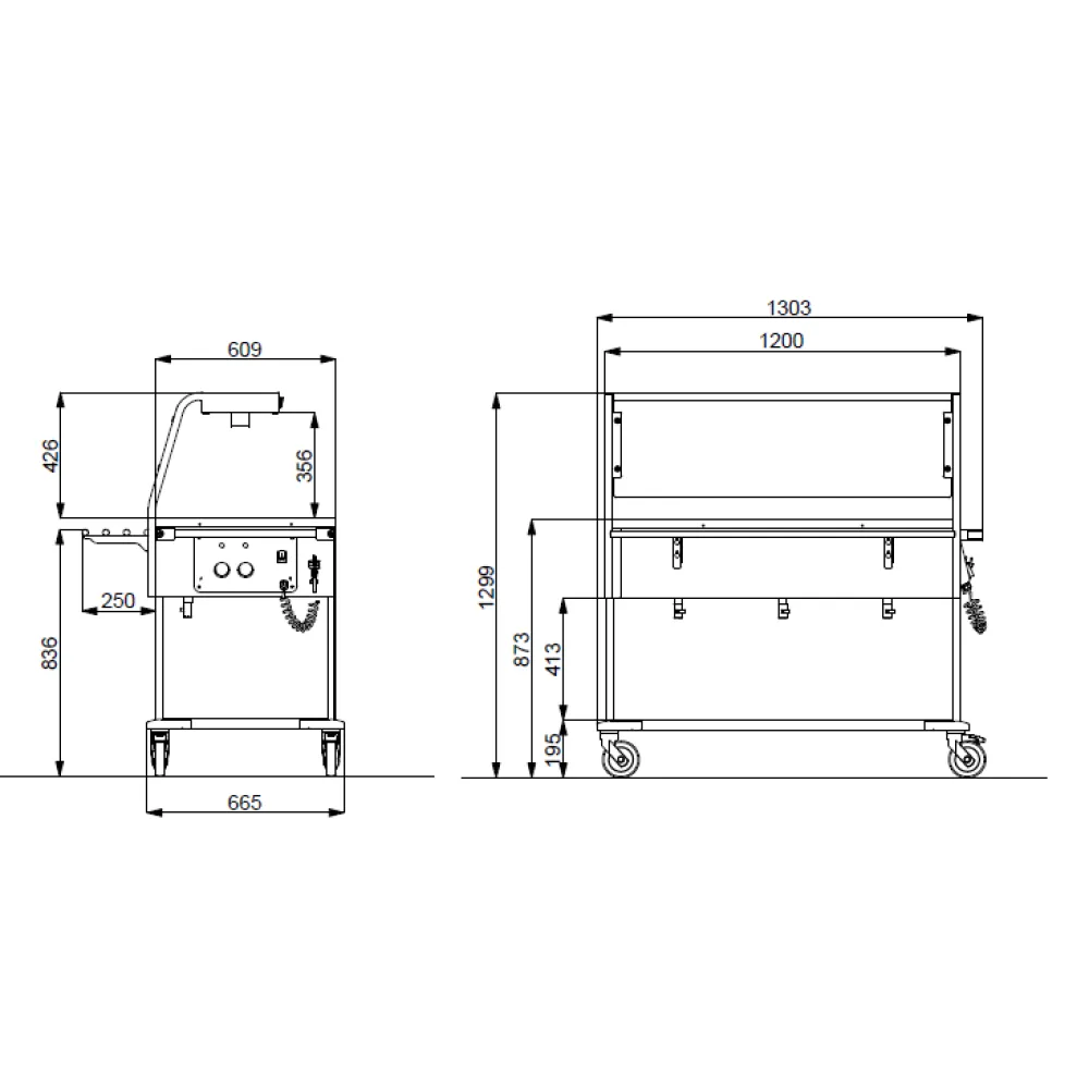 Bain-marie ROCAM 02000COMP3VSBM/H