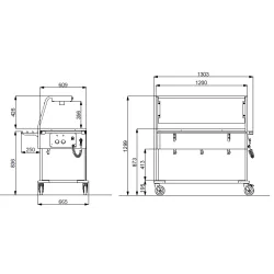 Bain-marie ROCAM 02000COMP3VSBM/L