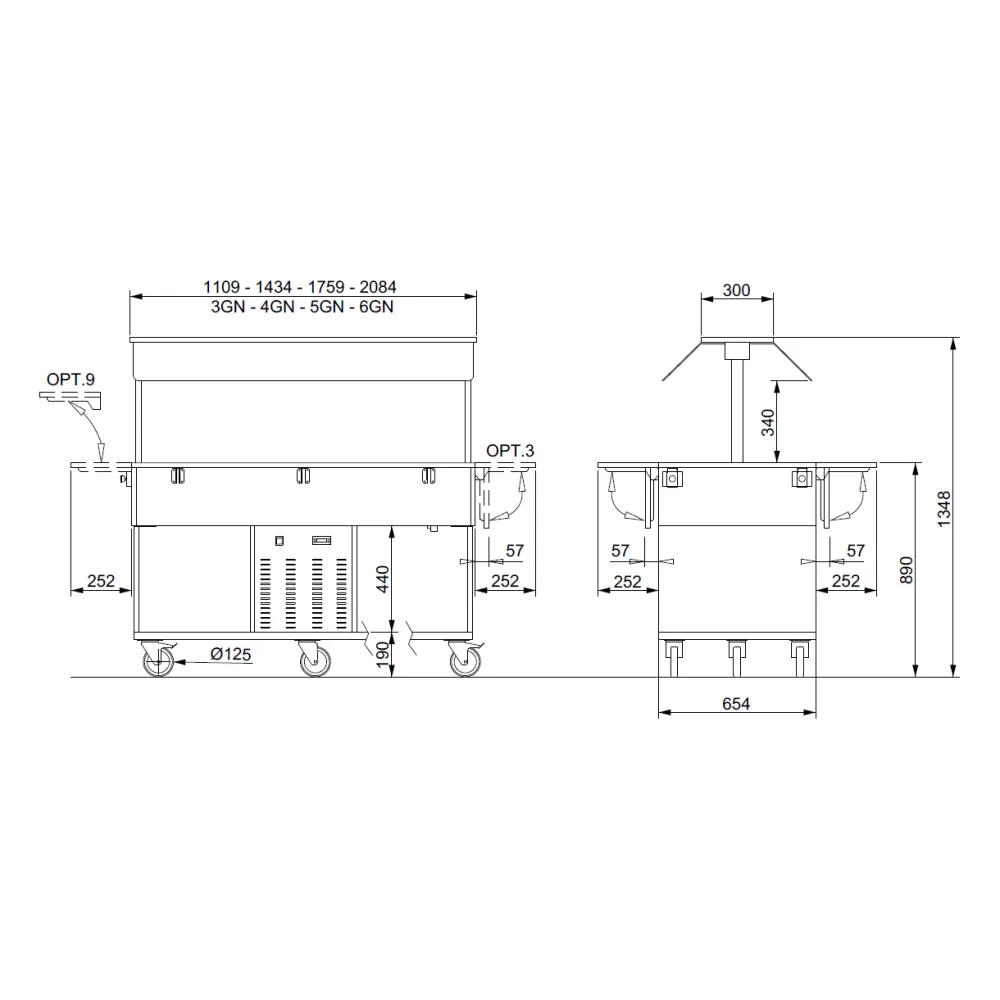 Vitrine libre-service ROCAM 01200HEKO3FRE