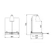 Lampe pour zone de service ROCAM 034CRHEL1/1FXP2