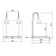Lampe pour zone de service ROCAM 034CRHEL2/1FLP1