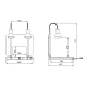 Lampe pour zone de service ROCAM 034CRHEL2/1FLP2P