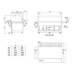Vitrine libre-service ROCAM 02100K3N