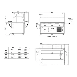 Vitrine libre-service ROCAM 02100K4RV