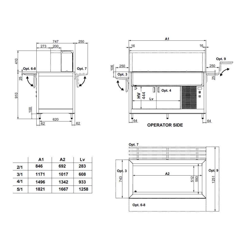 Module réfrigéré ROCAM 01900OM4R
