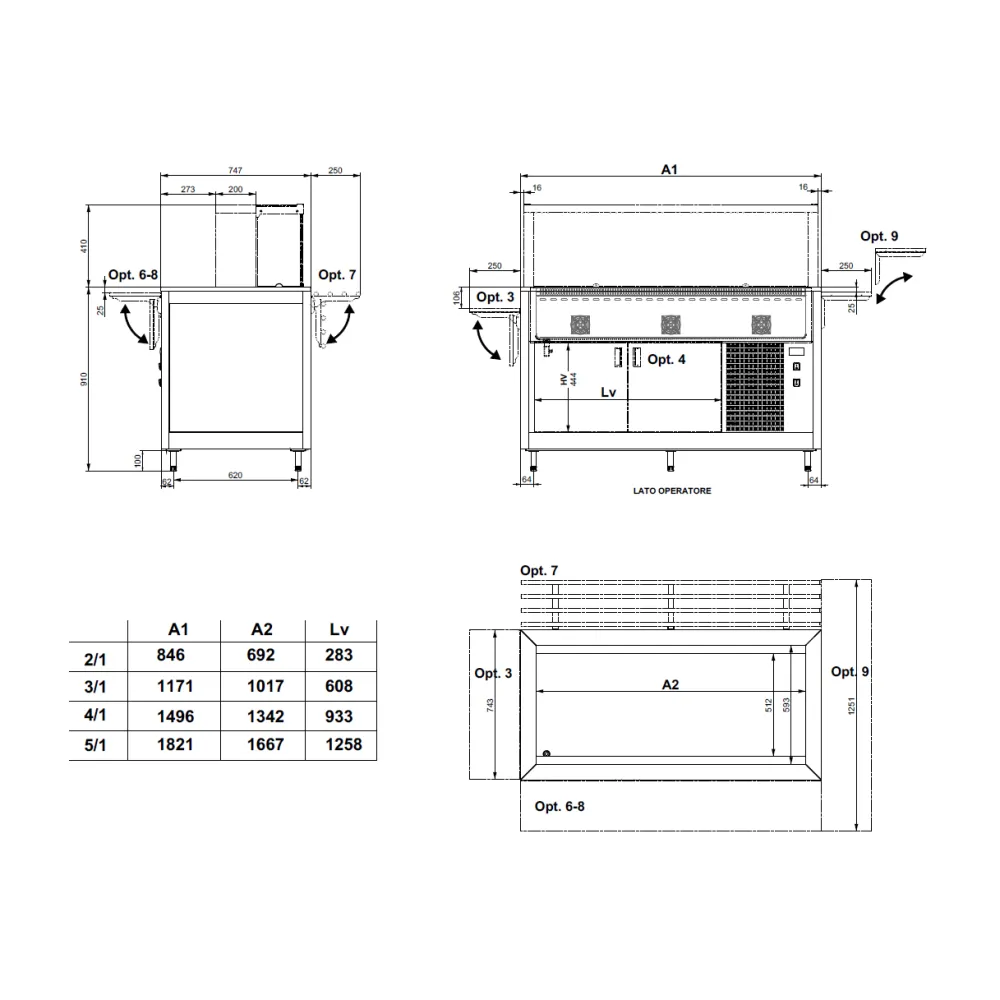 Module réfrigéré ROCAM 01900OM4RV