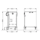 Armoire chauffante pour assiettes ROCAM 039TH6/4L8