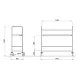 Chariot de transport pour conteneurs ROCAM 02800PLEI/CEL
