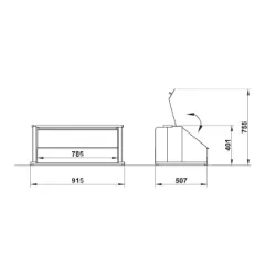 Vitrine libre-service ROCAM 012MOEROSTRP