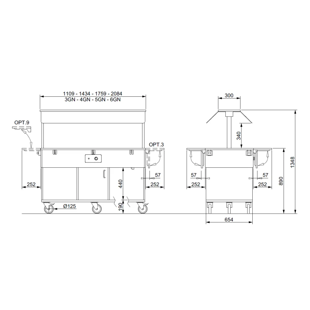 Vitrine libre-service ROCAM 01200HEKO4FBM