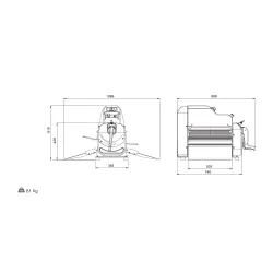 Laminoir à pâte ROLLMATIC S5BM