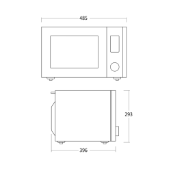 Four à micro-ondes Scandomestic HOME 33090027210000