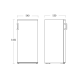 Réfrigérateur Scandomestic HOME 01010262W10000