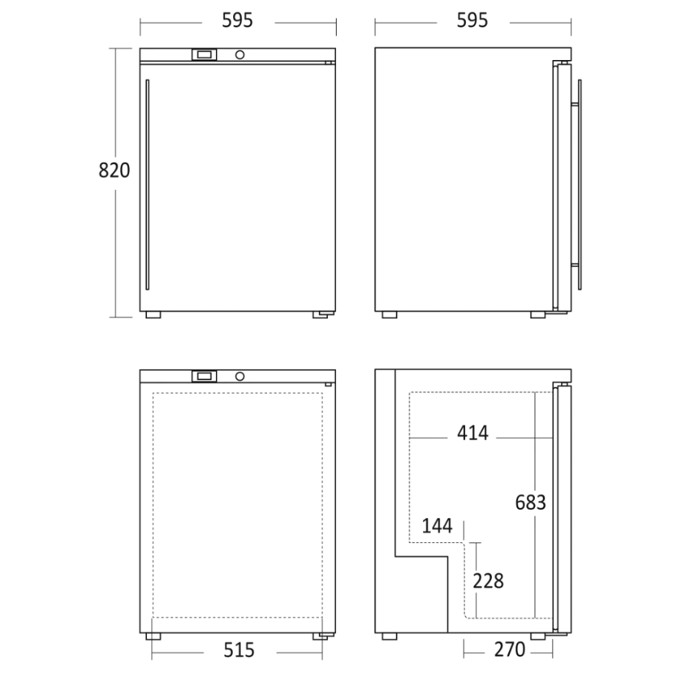 Réfrigérateur Scandomestic HOME 35310145E10000