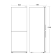 Réfrigérateur combiné Scandomestic HOME 01030307W10000