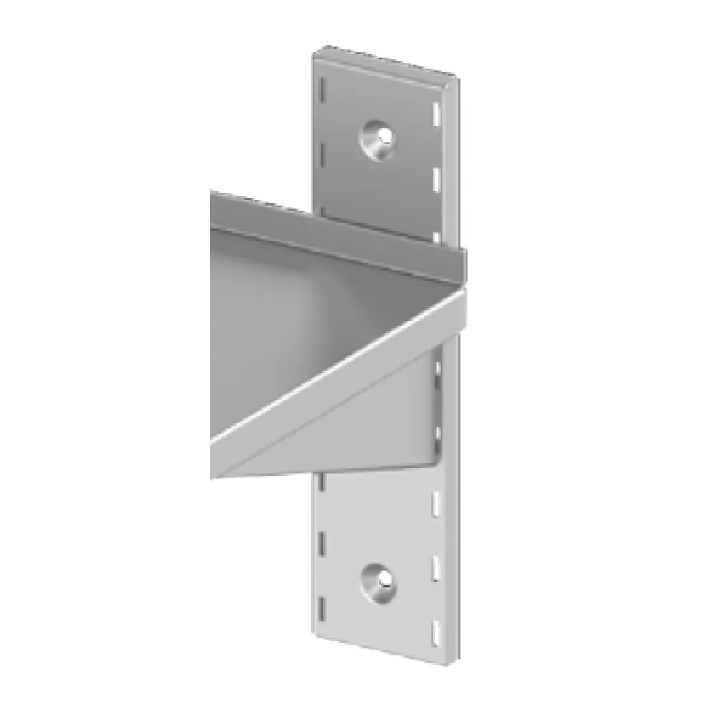 Ferrure pour étagère en acier inoxydable Novameta LSI-00.03