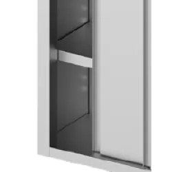 Ferrure pour étagère en acier inoxydable Novameta A-C-LP