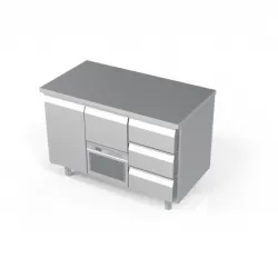 Table réfrigérée avec mécanisme élévateur Novameta FPR-E240-150/70/90