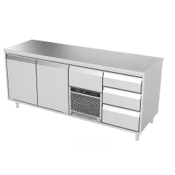 Table réfrigérée avec mécanisme élévateur Novameta FPR-E342-192/70/90