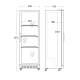 Armoire réfrigérée vitrée SCANDOMESTIC 26310181BE10000