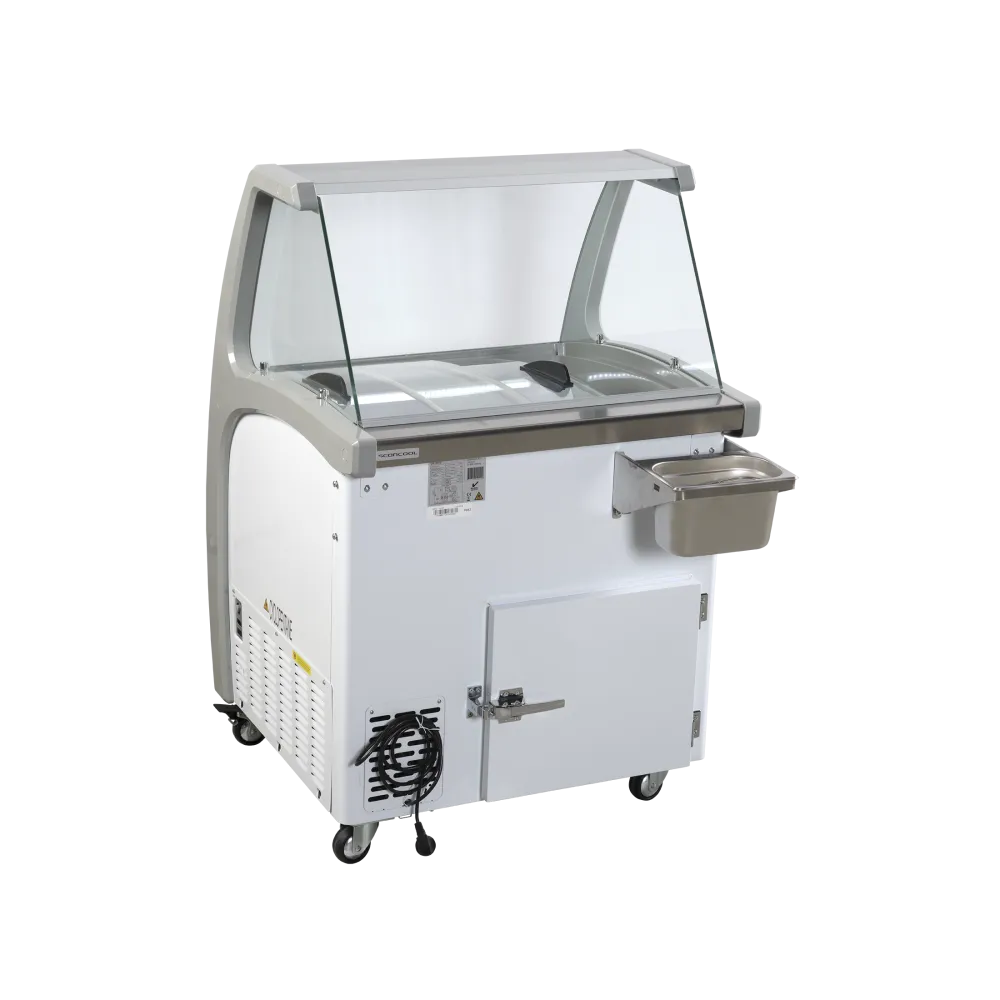 Congélateur coffre vitrine SCANDOMESTIC 23424510000SIC4WB