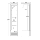 Armoire réfrigérée vitrée SCANDOMESTIC 26311110000DC160BD
