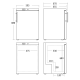 Congélateur vertical SCANDOMESTIC 31328610000GUF190W