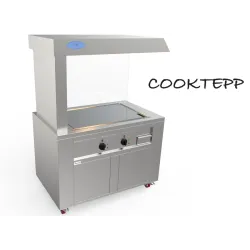 Station de cuisson avec plaque teppanyaki intégrée CASTA CCOOKTEP800