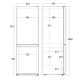 Réfrigérateur combiné Scandomestic HOME 61033510000CBF315XE