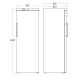 Congélateur vertical SCANDOMESTIC 31324510000GUF390W