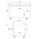Congélateur coffre vitrine SCANDOMESTIC 23424310000IC352D