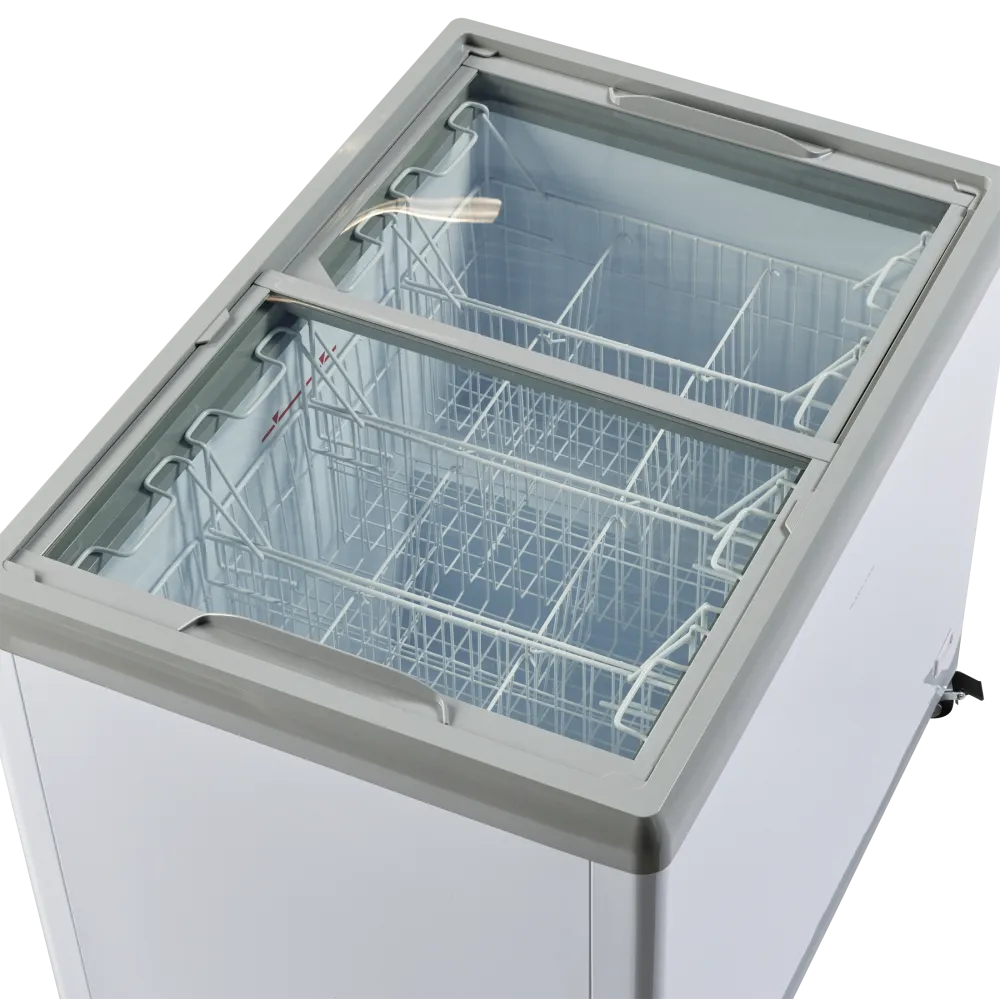 Congélateur coffre vitrine SCANDOMESTIC 23424310000IC310D