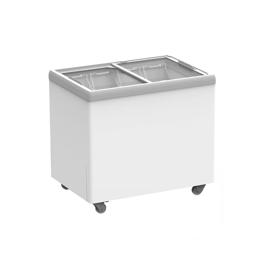 Congélateur coffre vitrine SCANDOMESTIC 23424310000IC310D