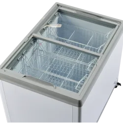 Congélateur coffre vitrine SCANDOMESTIC 23424310000IC410D