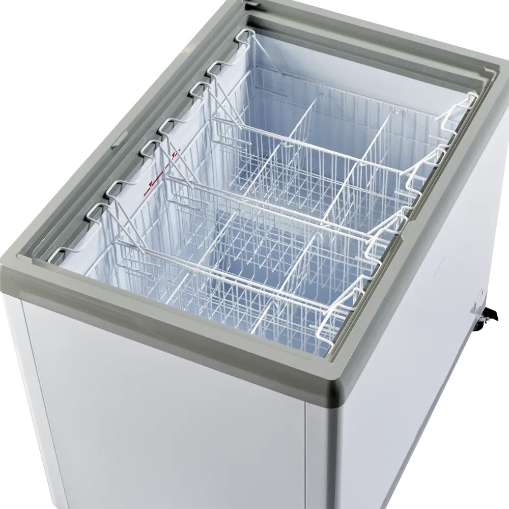 Congélateur coffre vitrine SCANDOMESTIC 23424310000IC410D