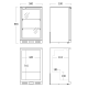 Armoire réfrigérée vitrée SCANDOMESTIC 26311010000SC131HE