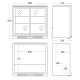 Armoire réfrigérée vitrée SCANDOMESTIC 26311010000BB211SLBB