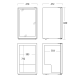 Armoire réfrigérée vitrée SCANDOMESTIC 35311110000DC98BB