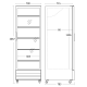 Armoire réfrigérée vitrée SCANDOMESTIC 26310726BE10000