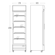 Armoire réfrigérée vitrée SCANDOMESTIC 26310417E110000