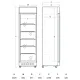 Armoire réfrigérée vitrée SCANDOMESTIC 263111DCC360BD