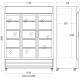Armoire réfrigérée vitrée SCANDOMESTIC 26311502BHE100000