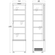Armoire réfrigérée vitrée SCANDOMESTIC 19310287BE10000