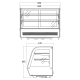 Armoire réfrigérée vitrée SCANDOMESTIC 19310160E310000