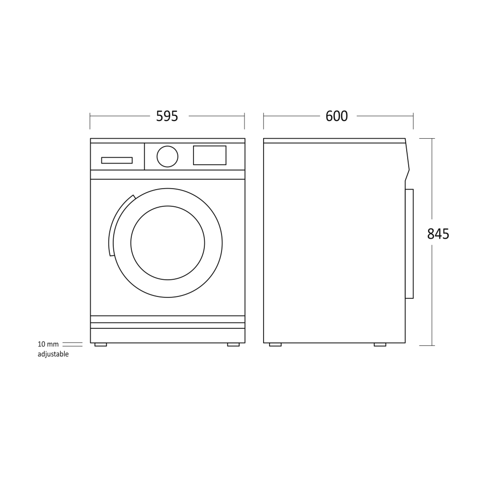 Lave-linge Scandomestic HOME 33151610000TDH28WE