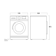 Lave-linge Scandomestic HOME 33151610000TDH28WE