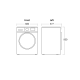 Lave-linge Scandomestic HOME 01451310000WDF10614WBE